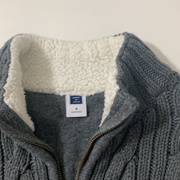 Janie and Jack CABLE KNIT CARDIGAN Size: 5 - Picture 8 of 8